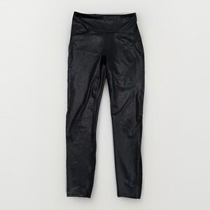 Joy Lab Leggings Womens Small Metallic Shimmer Mid Rise Stretch Full Length